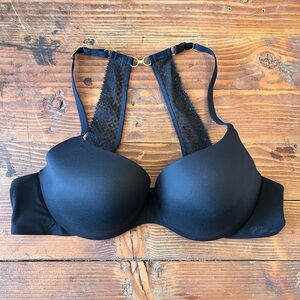 Victoria's Secret Black Racerback T-Shirt Bra